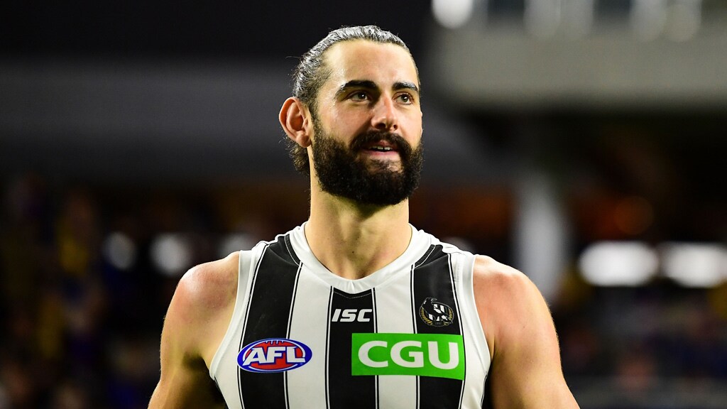 Brodie-Grundy-looking-up_1024x576.jpg All Australian Brodie Grundy heads the list of Pies coming out of contract in 2020 - AFL,Collingwood Magpies,Brodie Grundy,Jordan De Goey,Dylan Moore,Scott Pendlebury,Contracts,Trade